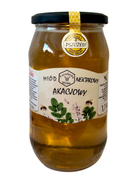 Miód akacjowy 1,1 kg